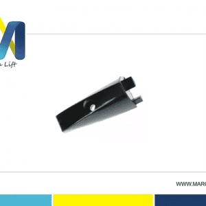 KONE Skirt Brush End Cap,Plastic Black,