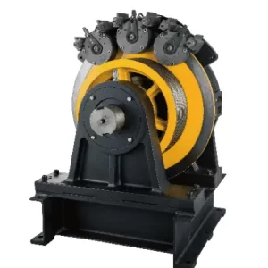Disc Brake High Speed PM Gearless Traction Machine 1600kg