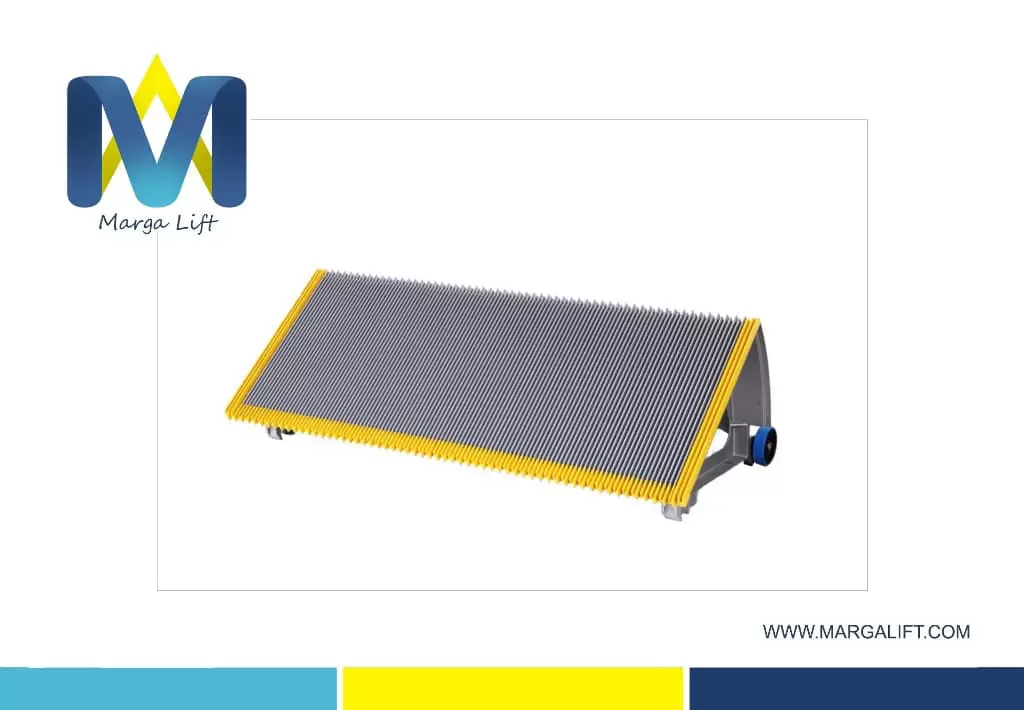 1000mm Gray Escalator Aluminum Step With Yellow Plastic Demarcation