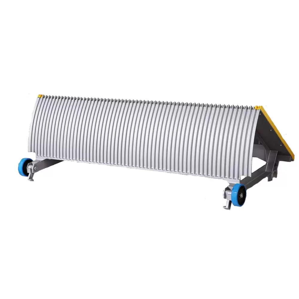 1000mm Gray Escalator Aluminum Step With Yellow Plastic Demarcation - Image 4