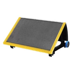 600mm Black Escalator Aluminum Step With Navy-blue Roller