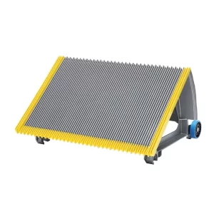 600mm Escalator Aluminum Step With Navy-blue Roller
