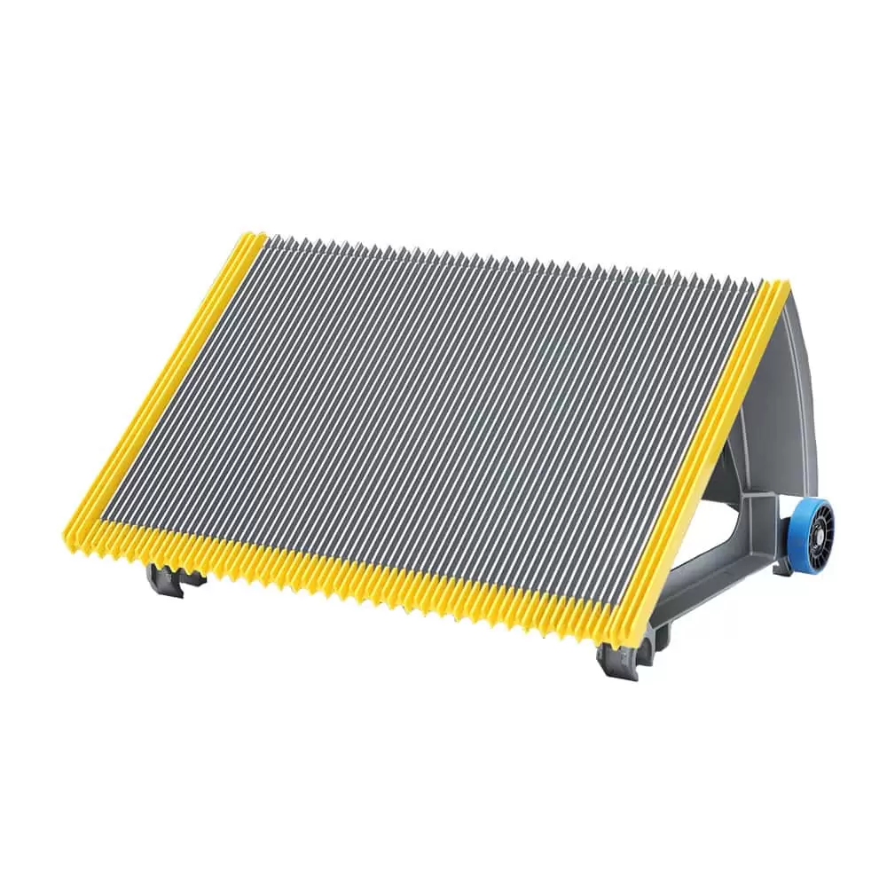 600mm Escalator Aluminum Step With Navy-blue Roller