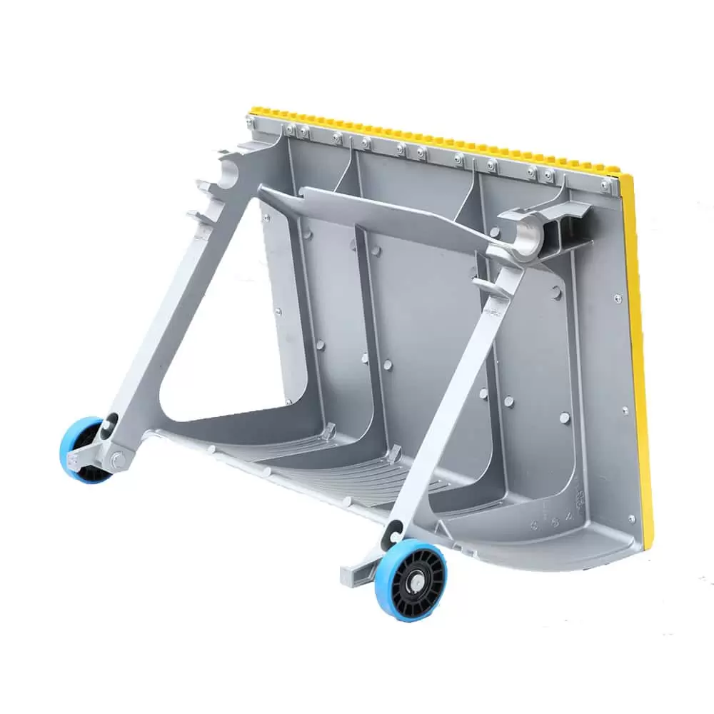 600mm Escalator Aluminum Step With Navy-blue Roller - Image 3