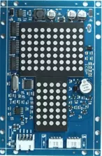 White DOT MATRIX BUTTONS