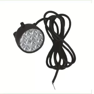 Steel rope lamp in wind well