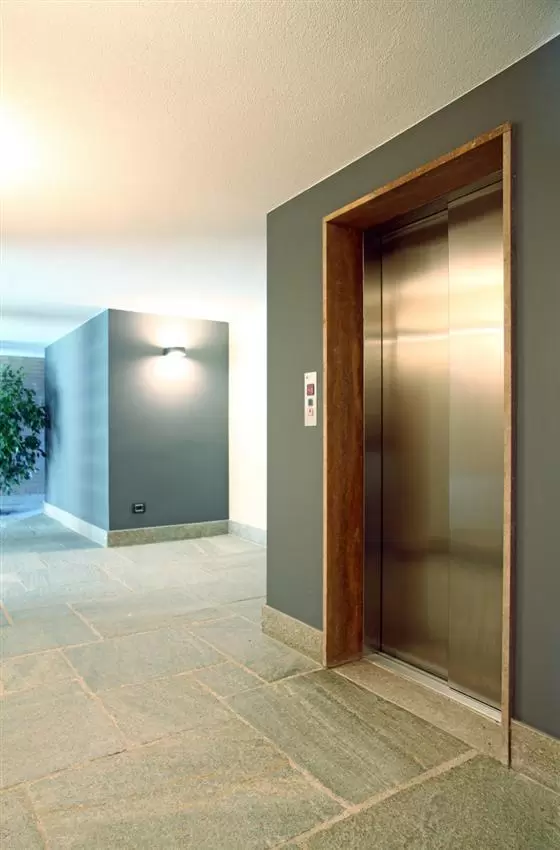 WITTUR Hydra landing door(Iron sill-Stainless steel panel)